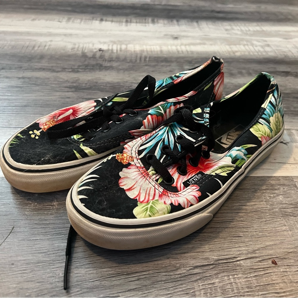 Vans Flower Shoes
